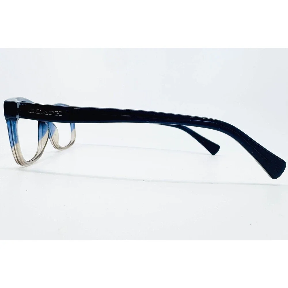 Coach Eyeglasses Womens Blue Denim Taupe Glitter Gradient HC 6089 51-16-135